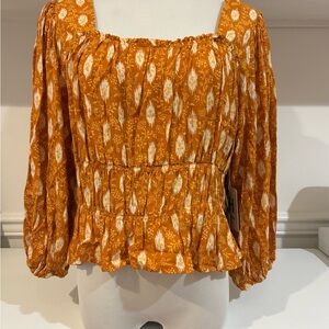 Haute Hippie NWT - Boho Peasant Top Sz - XS